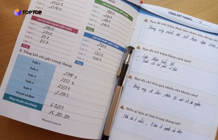 Việc viết kế hoạch chi tiêu giúp bạn kiểm soát dòng tiền tốt hơn và tránh chi tiêu vượt mức