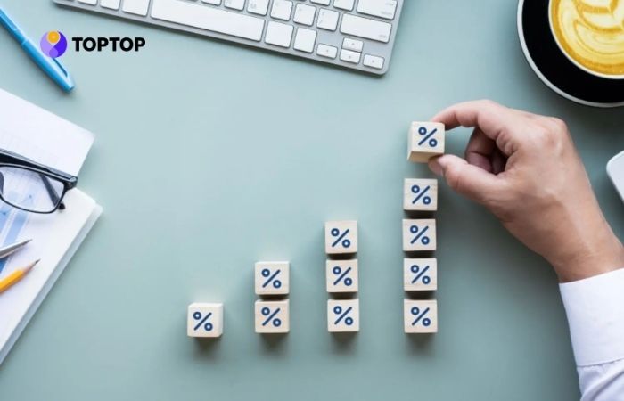 Lãi suất thả nổi hiện tại bằng tổng lãi suất cơ sở và biên độ lãi suất