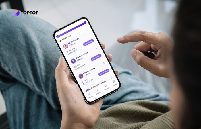 Gói Kiên Định tại Hũ Tiết Kiệm Số TopTop còn được gọi tắt là gói sinh lời 5.8%