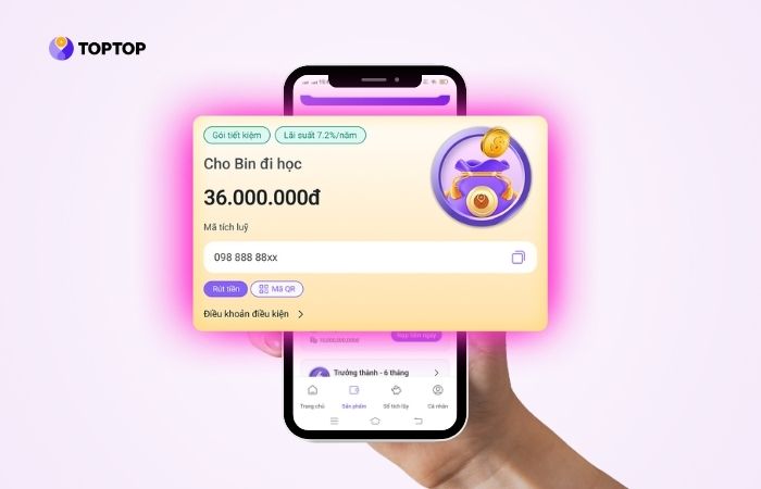 Đặt tên gói theo mục tiêu tích lũy giúp bạn có động lực tiết kiệm hơn