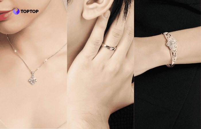 Mỗi loại vàng trắng đều có đặc tính riêng về màu sắc, độ bền và giá trị