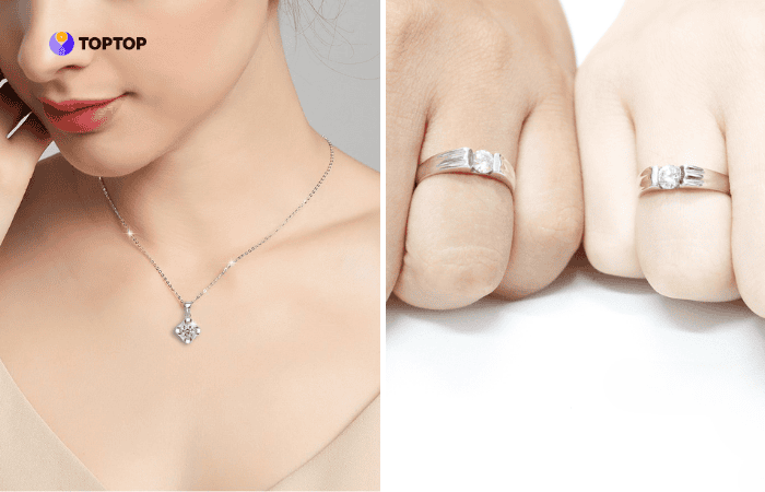 Màu sắc vàng trắng có ánh vàng rất nhẹ và cần được mạ lại thường xuyên