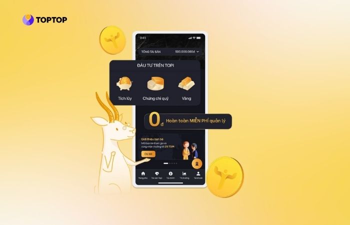 TOPI hỗ trợ người dùng xây dựng thói quen tiết kiệm lâu dài và từng bước đạt được mục tiêu tài chính cá nhân