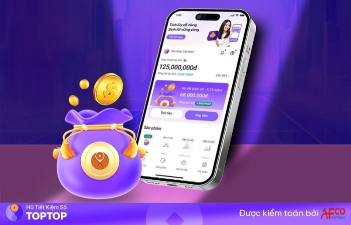 Hũ Tiết Kiệm Số TopTop giúp sinh lời hấp dẫn cho khoản tiền nhàn rỗi của bạn