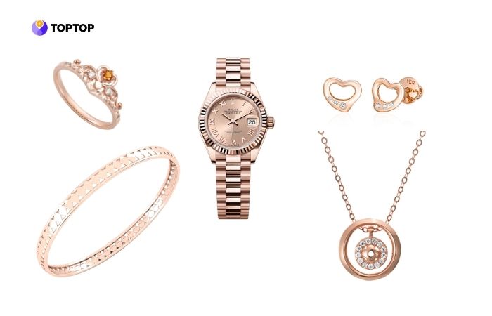 Các sản phẩm từ vàng hồng giúp đáp ứng được nhiều phong cách thời trang khác nhau