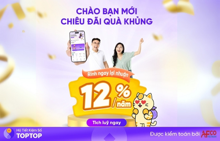 TopTop ra mắt chương trình “Chào bạn mới” dành riêng cho khách hàng lần đầu