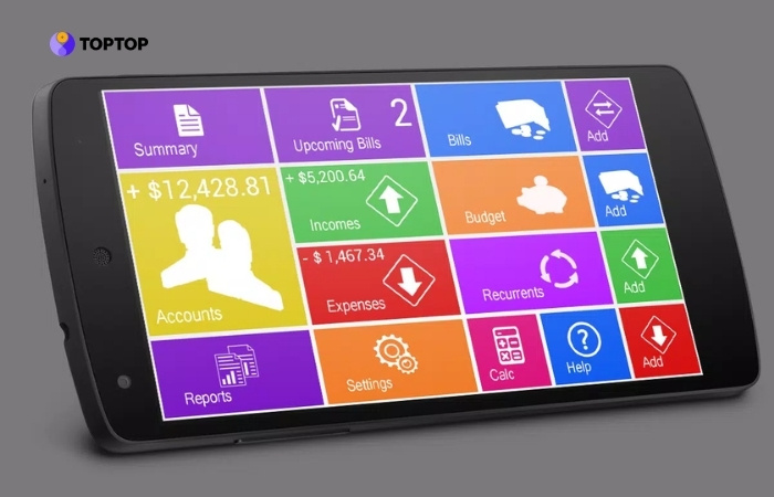 HomeBudget là ứng dụng có khả năng theo dõi nguồn tiền, hóa đơn và số dư tài khoản chặt chẽ